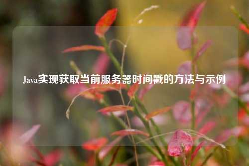 Java實(shí)現(xiàn)獲取當(dāng)前服務(wù)器時間戳的方法與示例